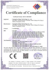 Loudspeaker EMC Test Certificate