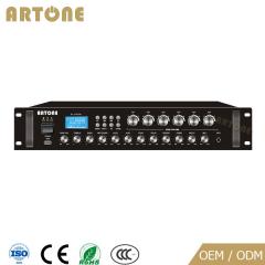 PMS-A6120A 120w USB FM 6 Zone Mixer Amplifier