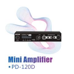 Powerful small amplifier with mic mixer PD-120D (Desktop Stereo Amp)