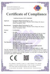 ARTONE Loudspeaker RoHS Test Certificate
