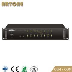 16-Channel Controlled Zone Paging Matrix Controller PAS-6216 